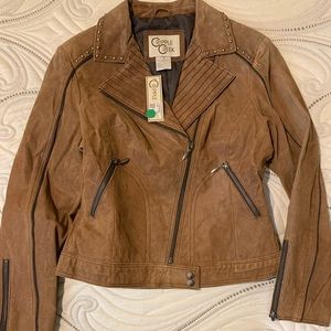 NWT Cripple Creek Women’s Western Leather Jacket
